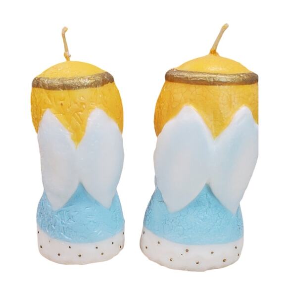 Vintage Angel Candles 1960s Beacon Hill and Co. (Set of 2), PRE-OWNED - Picture 3 of 4